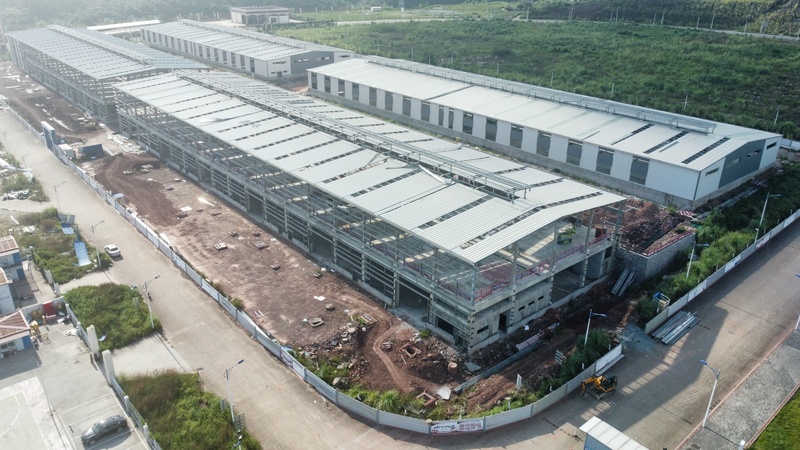 东兴农产品物流中心项目钢结构加工及安装工程